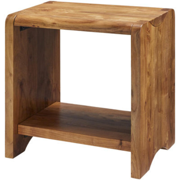 Fraizer Modern End Table Solid Wood  22"H x 22" W x 16" D