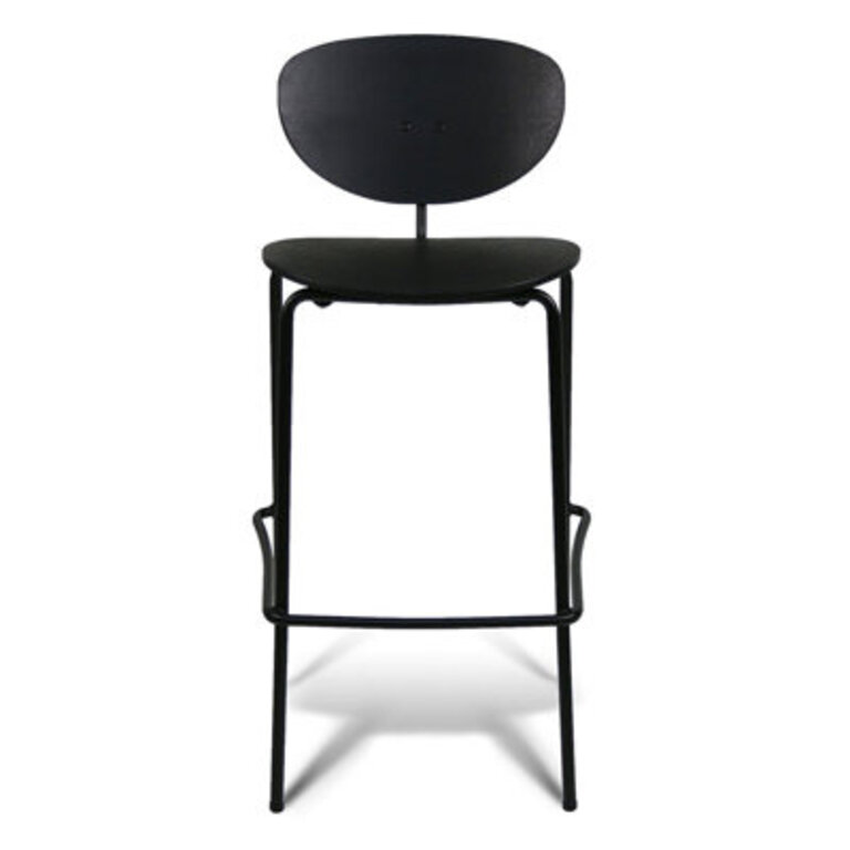 Flair Veneer Seat Bar Color: Black (set of 2)