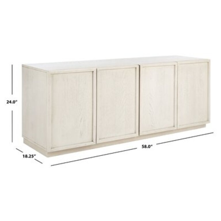 Hudson TV Stand for TVs up to 58" Color: White Wash
