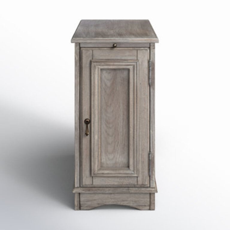 Block End Table with Storage Color: Driftwood