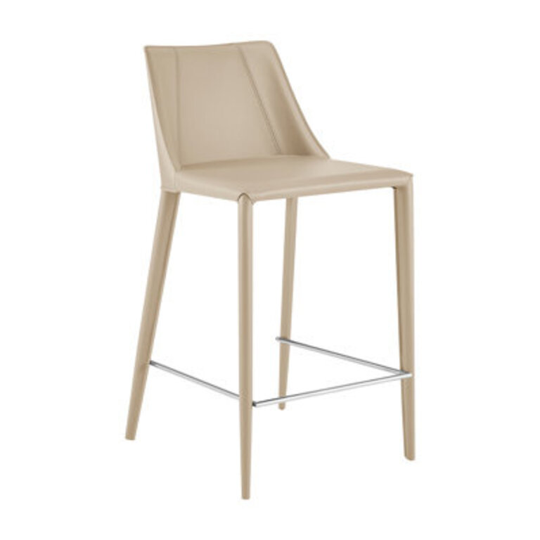 Carramar Bar Stool Seat Height: Counter Stool (26" Seat Height), Color/Pattern: Light Gray