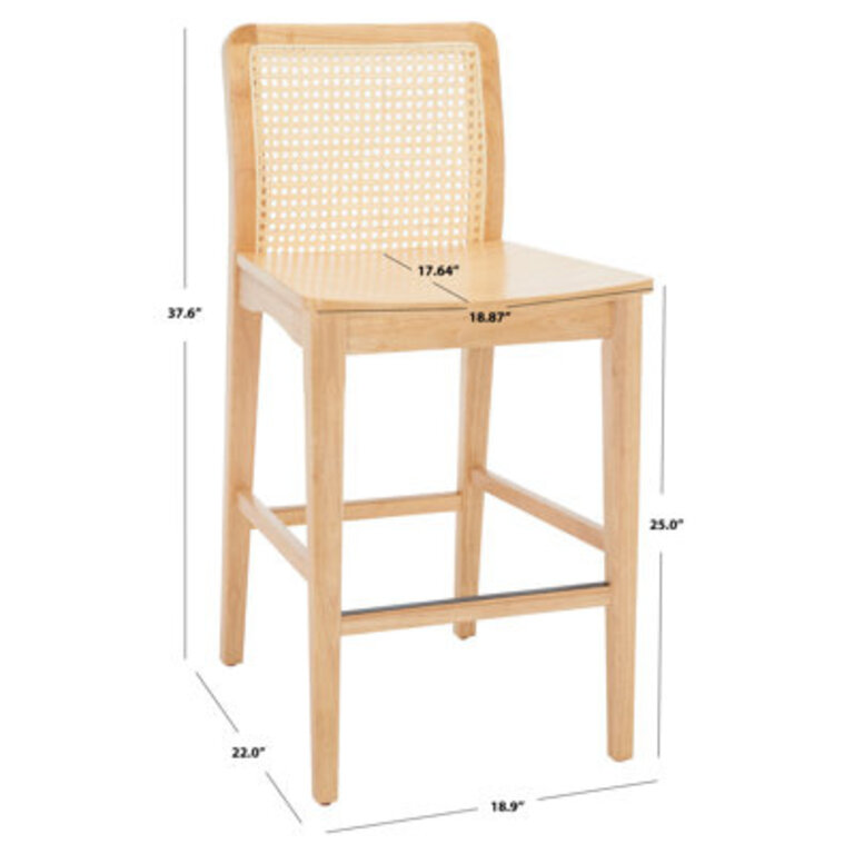 Avari Counter & Bar Stool Seat Height: Counter Stool (25" Seat Height), Color: Brown