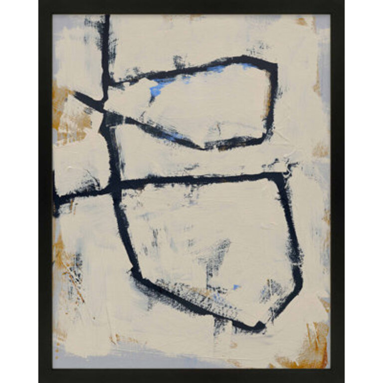Atie Twisted 5 Format: Black Framed Paper, Size: 20" W x 25" H