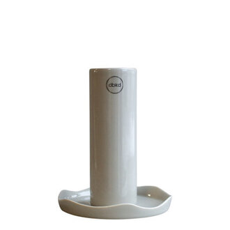 Higgins Med. Wave Candle Holder Shiny Mole Size: 5.91" H x 4.75" W x 4.75" D