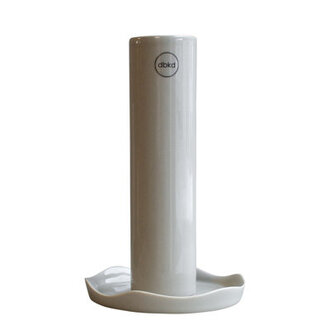 Higgins Med. Wave Candle Holder Shiny Mole Size: 7.87" H x 4.75" W x 4.75" D