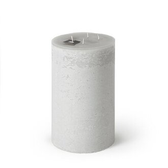 Pillar Super Unscented Candle Size: 11.8" H x 7.5" W x 7.5" D, Color: Linen