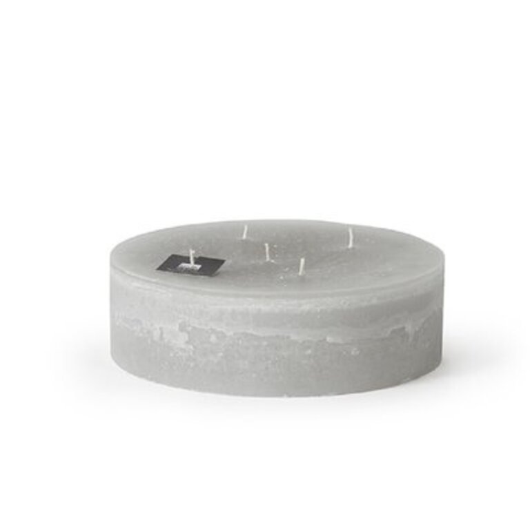 Pillar Super Unscented Candle Size: 2.75" H x 9.05" W x 9.05" D, Color: Linen