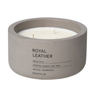 Royal Leather Scented Jar Candle