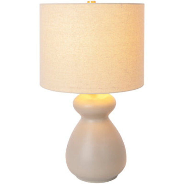 Durness Ceramic Table Lamp Base Color: Gray