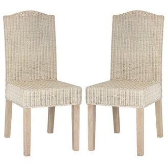 Hutto Side Chair Color: White Washed