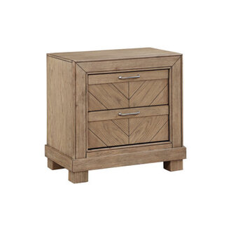 Wehlau Solid + Manufactured Wood Nightstand Color: Weathered Sand