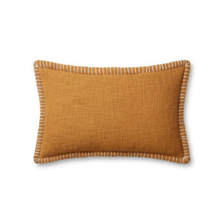 Fernande Pillow Color: Gold, Fill Material: No Fill, Size: 13" H x 21" W x 1" D