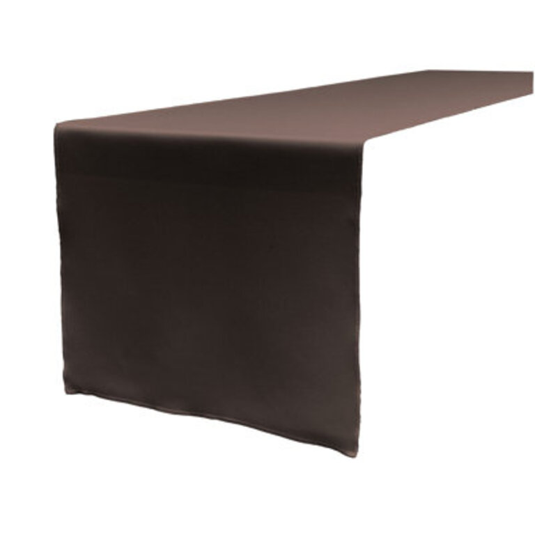 Wayfair Basics Solid Color Table Runner Color: Brown