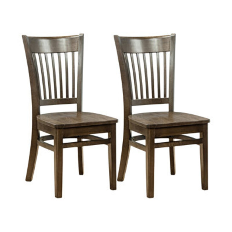 Julia Side Chair - Dark Mahogany Color: Walnut