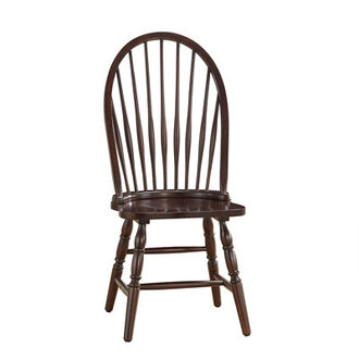 Wisconsin Solid Wood Windsor Back Side Chair Color: Espresso
