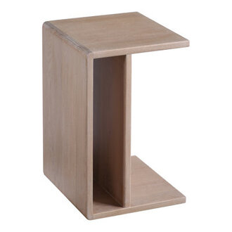 Kegan Solid Wood C Table End Table Color: White Wash