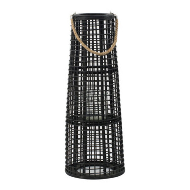 Bamboo Floor Lantern Size: 28.7" H x 11" W x 11" D