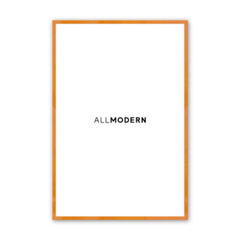 Polished Chrome Gallery, AM 11x14 no mat Color: Orange Marmalade, Photo Size: 13.75" W x 17.75" H