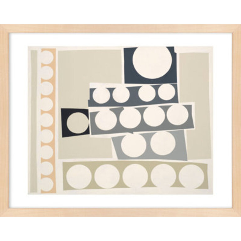 Cosmos 6.0 By Lee Lessem - Framed Wall Art Format: Brown Framed, Size: 40" H x 50" W x 1.25" D