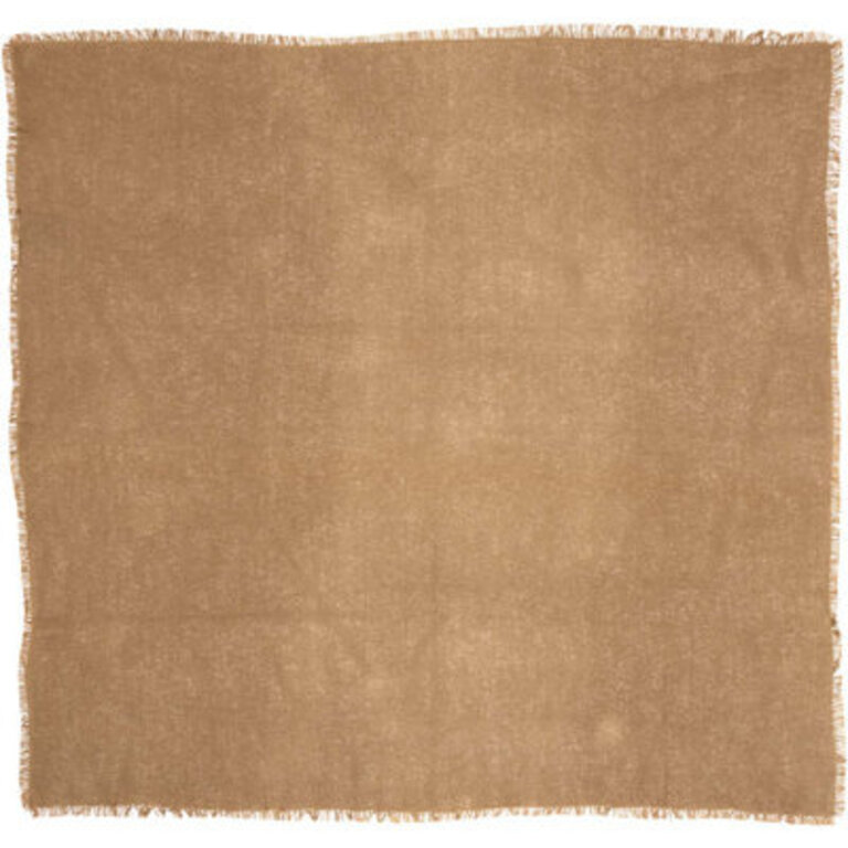 Brayn 100% Cotton Square Tablecloth Color: Natural Tan