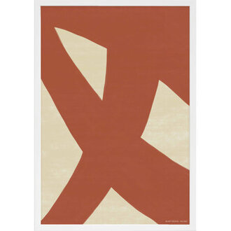 Form & Fusion 3 by Romina Gadler - Framed Wall Art Format: White Framed Paper, Size: 25" H x 17.5" W x 1.25" D