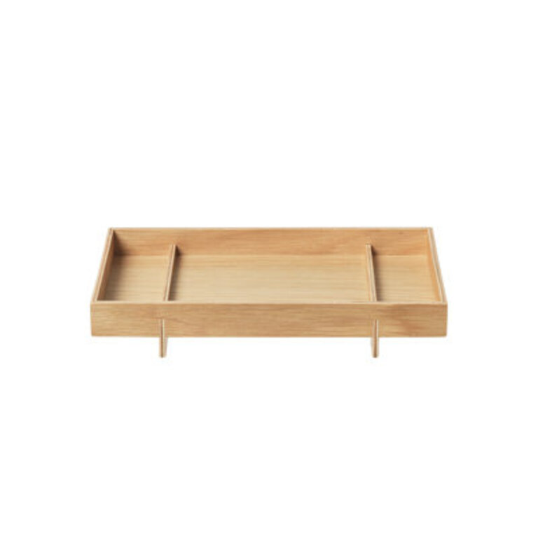Abento Hardwood Serving Tray Size: 2" H x 11.8" W x 7" D, Color: Brown