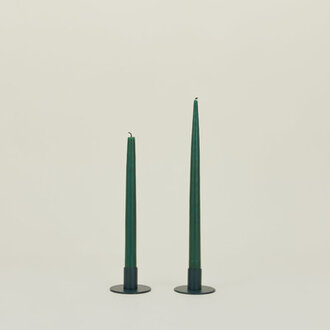 Essential Metal Candle Holders - Set Of 2 Color: Peacock