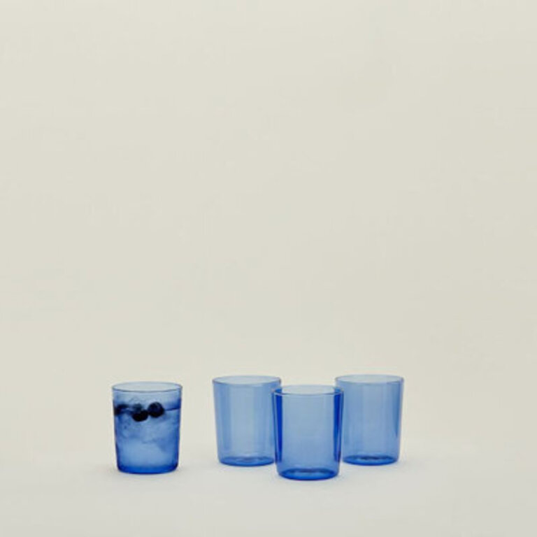 Borosilicate Glass Drinking Glass Set Color: Sky, Capacity: 12 oz  Set of 3