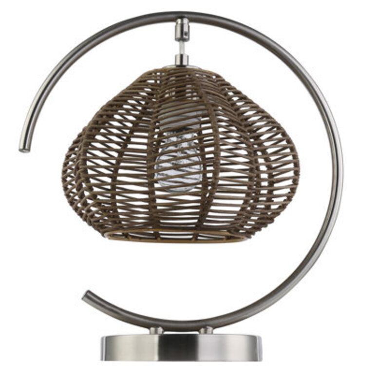 Lystra 13.75" Silver Table Lamp