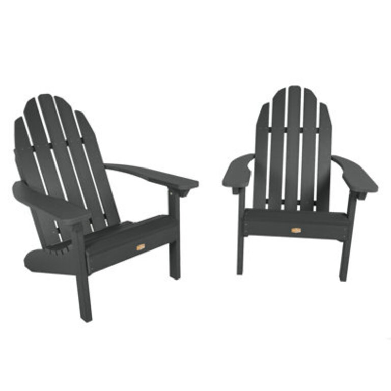 Hintz Essential Plastic Adirondack Chair Frame Color: Abyss