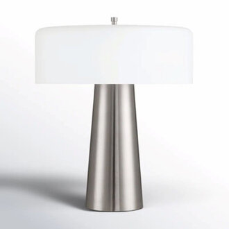 Table Lamps Base Finish: Silver