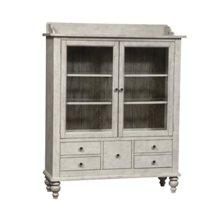 Bale Lighted China Cabinet Color: White