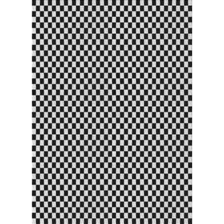 Stapleford Checkered Wool Gray Area Rug Rug Size: Rectangle 4' x 6'
