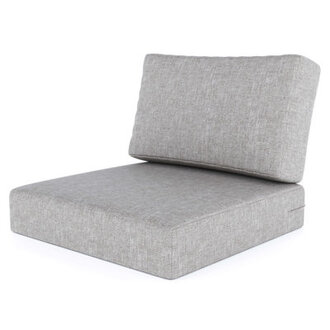 Outdoor Sunbrella Seat/Back Cushion Fabric: Canvas Granite Sunbrella® Canvas