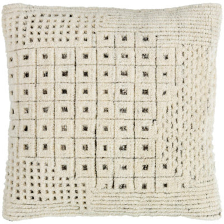 Danza Wool Blend Throw Pillow Size: 20" x 20", Fill Material: Pillow Cover Only - No Insert
