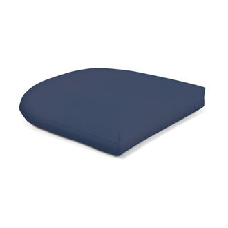 Sol 72 Outdoor™ Sunbrella Seat Cushion 18'' W x 18'' D Color: Canvas Navy Sunbrella® Canvas