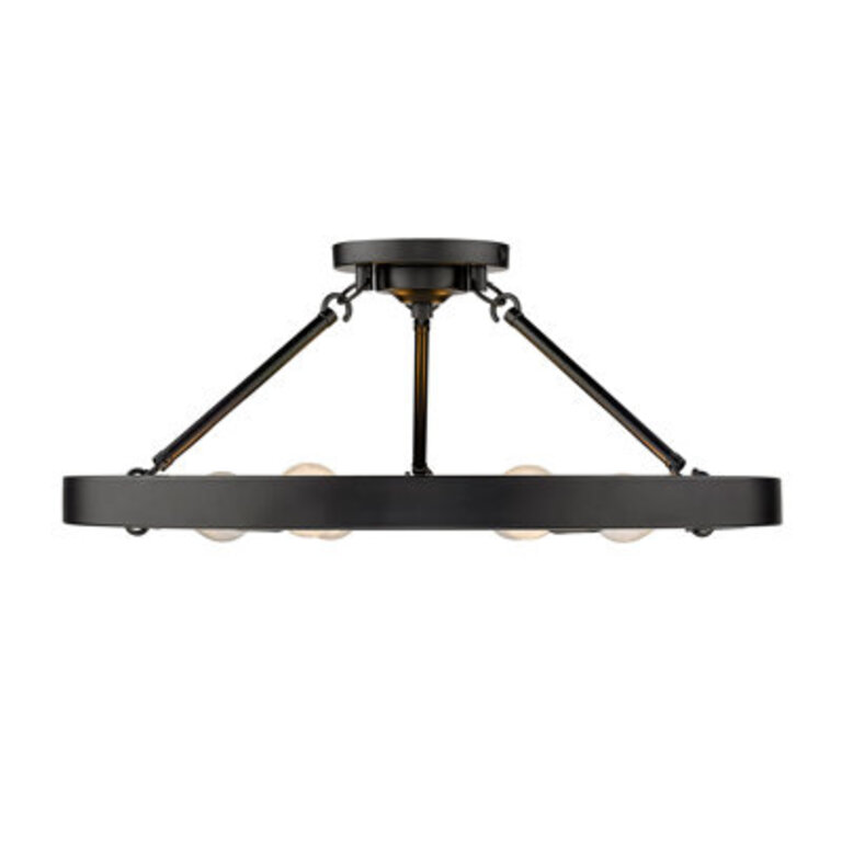 Easterwood 6-Light 24'' Semi Flush Mount
