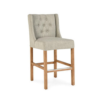 Avah Upholstered Bar & Counter Stool Seat Height: Counter Stool (24" Seat Height), Upholstery: French Beige Basketweave