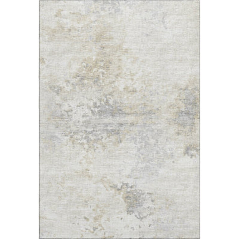Hintzen Area Rug with Non-Slip Backing Rug Size: Round 8'