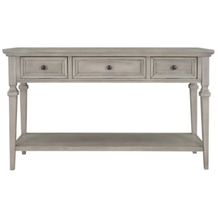 Bersain 50'' Solid Wood Console Table Color: Gray Wash