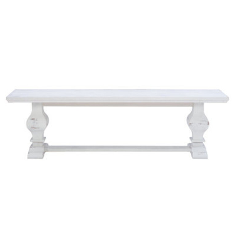 Strickler Bench Color/Pattern: White