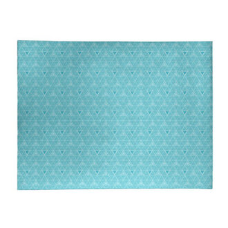Hand Drawn Triangles Dark Teal/Light Teal Area Rug Rug Size: Rectangle 9' x 12'