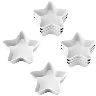 Vanwormer Star Dessert Bowl Color: White