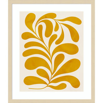 Goldenrod II By Grace Poppframed Art Print Format: Natural, Size: 25" H x 21" W x 1" D