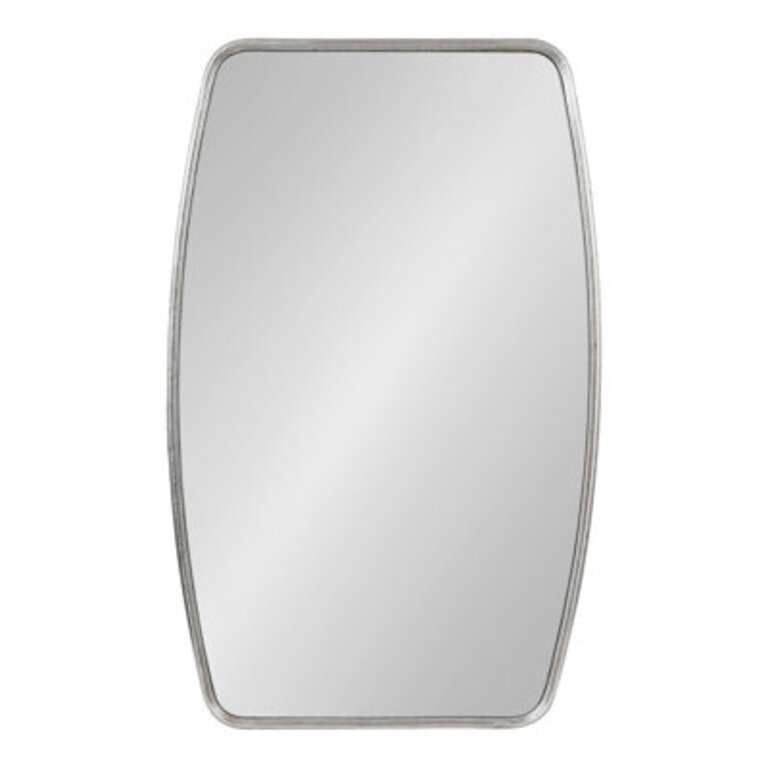 Creason Accent Mirror Size: 20" x 32", Finish: Silver