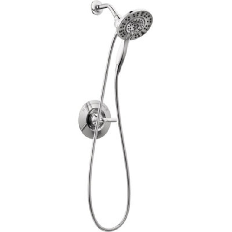 Arvo Single-Function Shower Faucet Set, Shower Trim Kit with In2ition Dual Shower Head and Valve Finish: Chrome