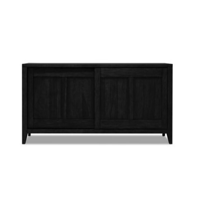 Mya 2 Door Sideboard Color: Black