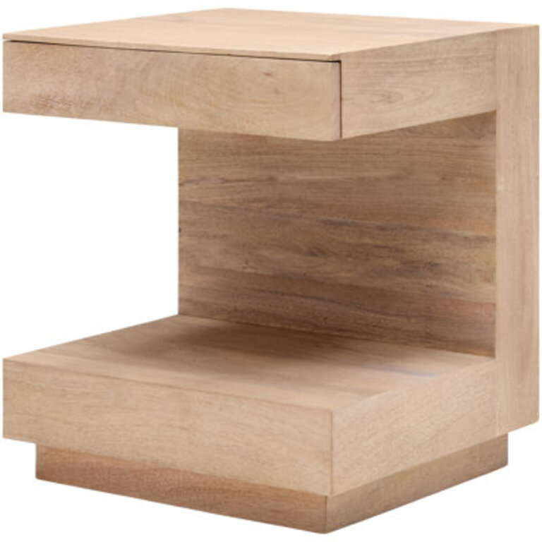 Sonora Modern End Table Color: Brown