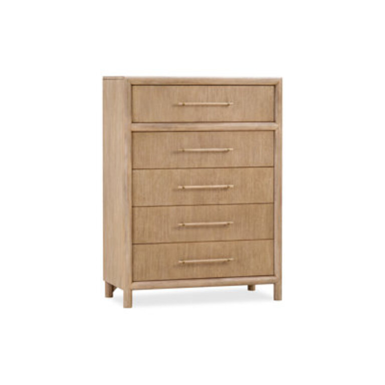 Colleen 5 - Drawer Chest Color: Natural