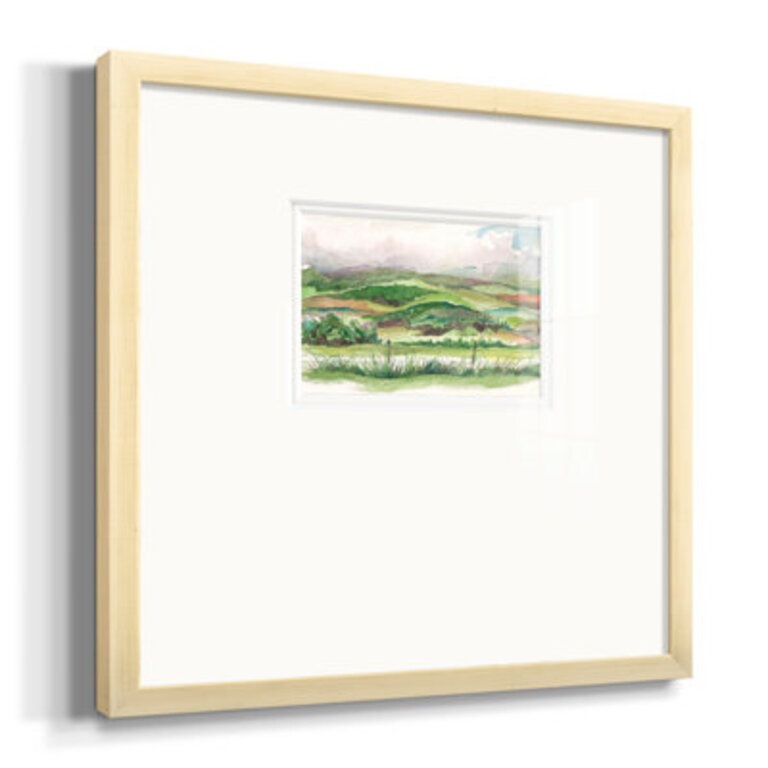 Bennachie Rain Ipremium Framed Print Size: 17" H x 17" W x 1.25" D